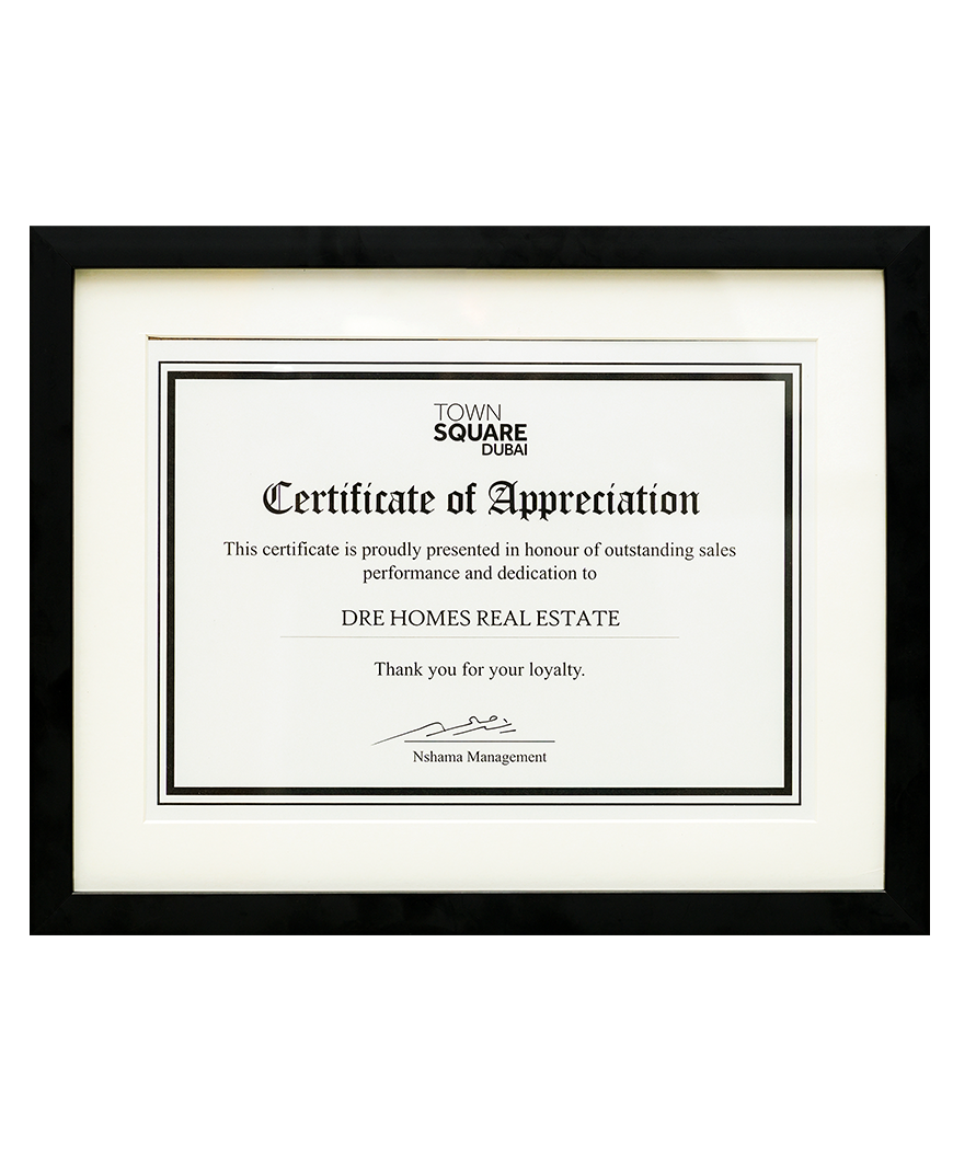 Nshama Certificate of Appreciation 2023